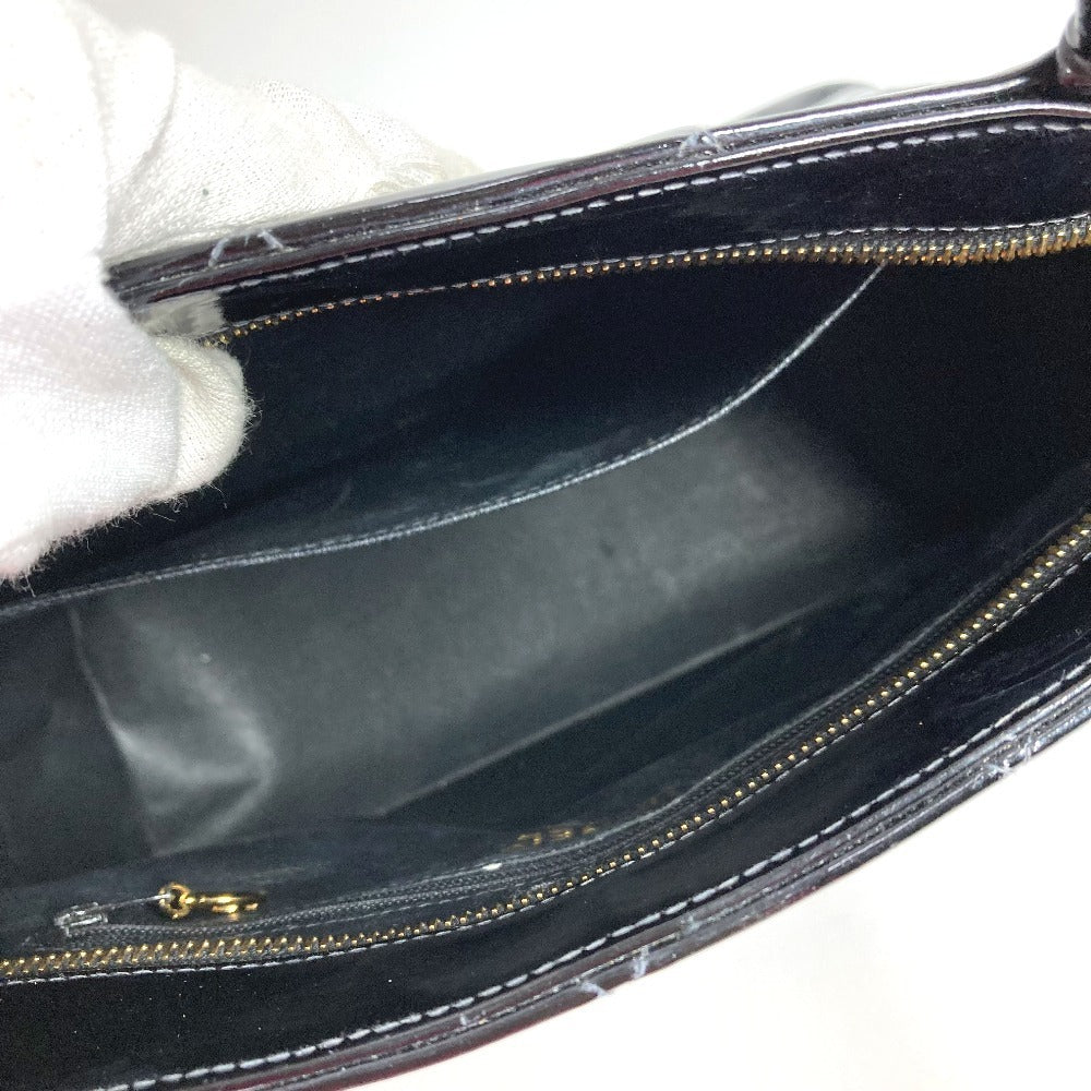 CHANEL A01804 CC ココマーク ロゴ 復刻トート ハンドバック カバン ショルダーバッグ 肩掛け トートバッグ エナメル レディース ブラック