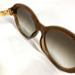 LOUIS VUITTON Z0487E Petit Suppçon Cat Eye Glasses Eyewear Spectacles Sunglasses Metal Unisex Gold