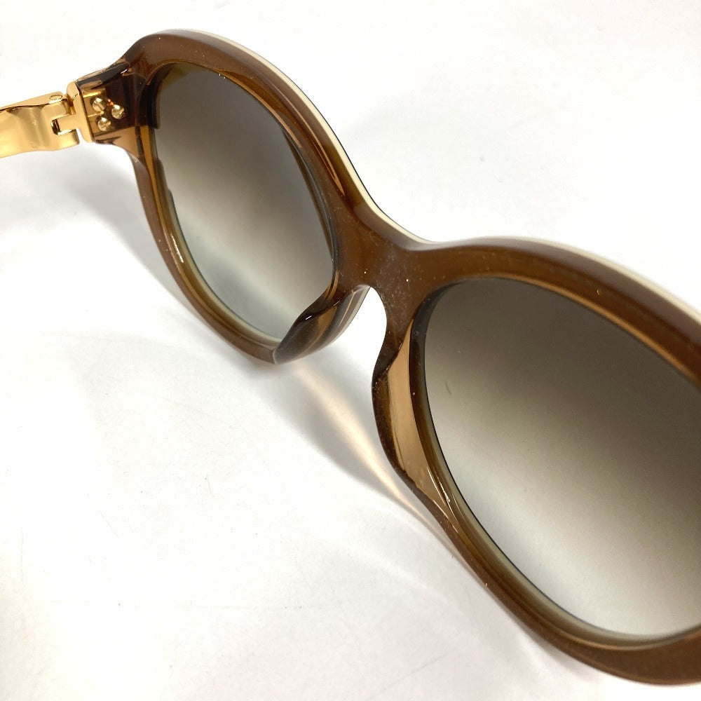 LOUIS VUITTON Z0487E Petit Suppçon Cat Eye Glasses Eyewear Spectacles Sunglasses Metal Unisex Gold