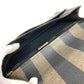FENDI Vintage Pequin Document Bag Flap Second Bag Clutch Bag PVC/Leather Unisex Khaki