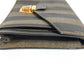 FENDI Vintage Pequin Document Bag Flap Second Bag Clutch Bag PVC/Leather Unisex Khaki