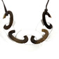 HERMES Logo Accessory Necklace Unisex White