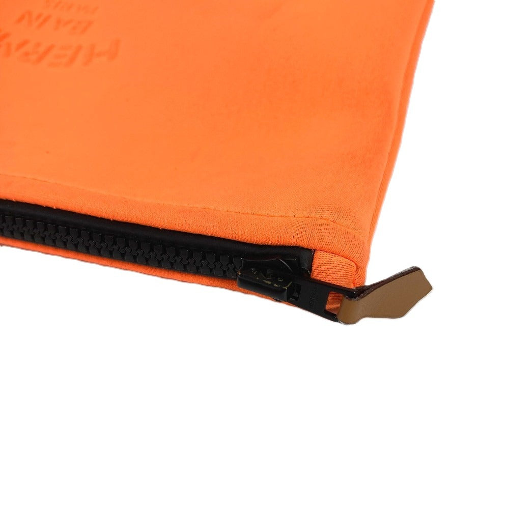 HERMES Neobain MM Clutch bag Multi-pouch Makeup pouch Pouch Polyamide Unisex Orange