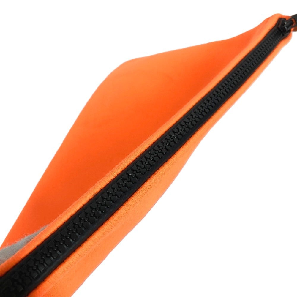 HERMES Neobain MM Clutch bag Multi-pouch Makeup pouch Pouch Polyamide Unisex Orange