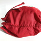 PRADA Triangle Logo Plate Drawstring Bag Handbag Makeup Pouch Multi-purpose Pouch Cosmetic Pouch Nylon Unisex Red