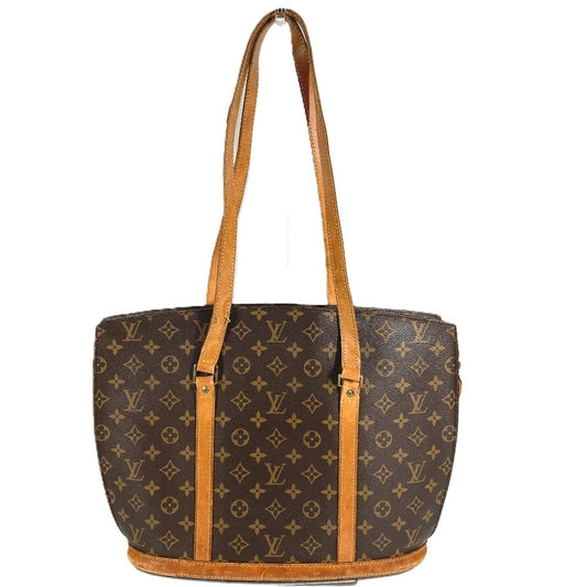 LOUIS VUITTON M51102 Monogram Babylon Tote Bag, Shoulder Bag, Monogram Canvas, Unisex, Brown