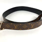 LOUIS VUITTON M9821T Monogram Belt LV Initiales 40MM Accessories Reversible Belt Monogram Canvas Men's Brown