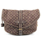 LOUIS VUITTON M95227 Monogram Mini Lin Saumur 30 Saumur 30 Bag Crossbody Flap Shoulder Bag Monogram Mini Lin Canvas Unisex Brown