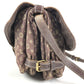 LOUIS VUITTON M95227 Monogram Mini Lin Saumur 30 Saumur 30 Bag Crossbody Flap Shoulder Bag Monogram Mini Lin Canvas Unisex Brown