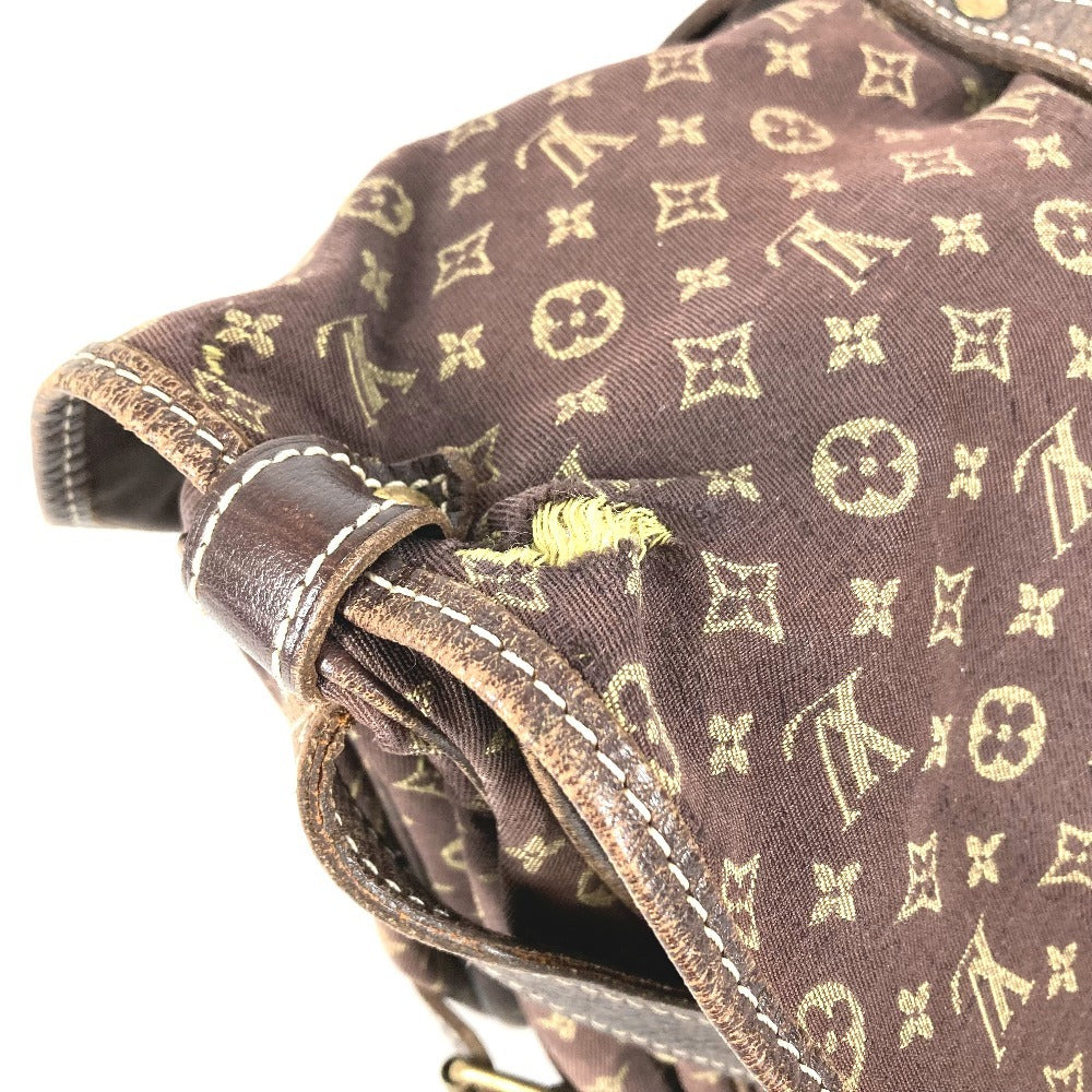 LOUIS VUITTON M95227 Monogram Mini Lin Saumur 30 Saumur 30 Bag Crossbody Flap Shoulder Bag Monogram Mini Lin Canvas Unisex Brown