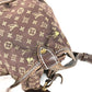 LOUIS VUITTON M95227 Monogram Mini Lin Saumur 30 Saumur 30 Bag Crossbody Flap Shoulder Bag Monogram Mini Lin Canvas Unisex Brown