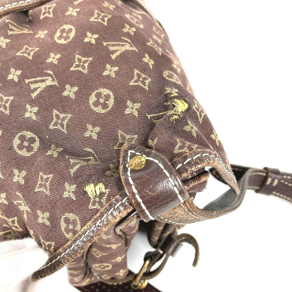 LOUIS VUITTON M95227 Monogram Mini Lin Saumur 30 Saumur 30 Bag Crossbody Flap Shoulder Bag Monogram Mini Lin Canvas Unisex Brown