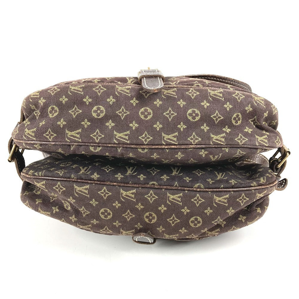 LOUIS VUITTON M95227 Monogram Mini Lin Saumur 30 Saumur 30 Bag Crossbody Flap Shoulder Bag Monogram Mini Lin Canvas Unisex Brown