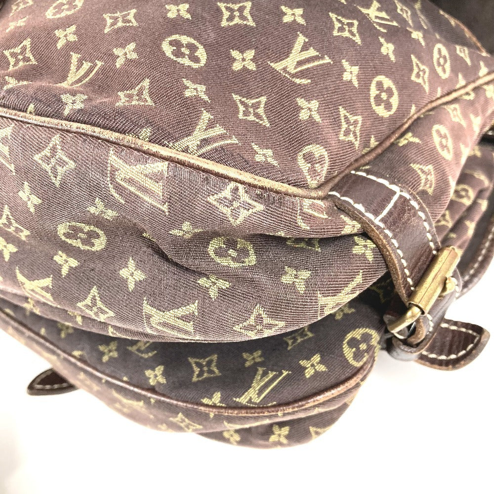 LOUIS VUITTON M95227 Monogram Mini Lin Saumur 30 Saumur 30 Bag Crossbody Flap Shoulder Bag Monogram Mini Lin Canvas Unisex Brown