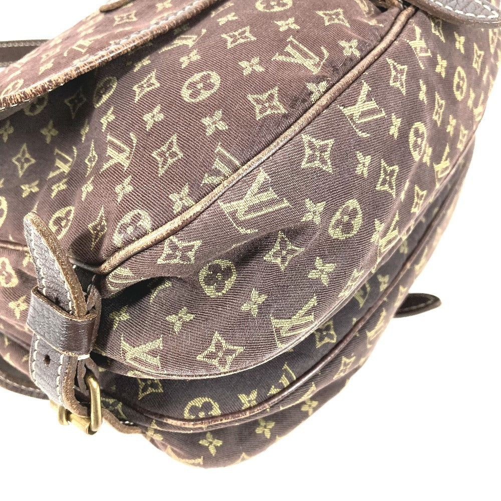 LOUIS VUITTON M95227 Monogram Mini Lin Saumur 30 Saumur 30 Bag Crossbody Flap Shoulder Bag Monogram Mini Lin Canvas Unisex Brown