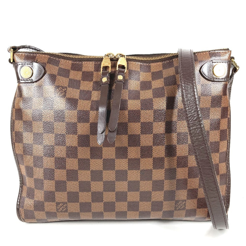 LOUIS VUITTON N41425 Damier Duomo Bag Crossbody Shoulder Bag Damier Canvas Unisex Ebene Brown