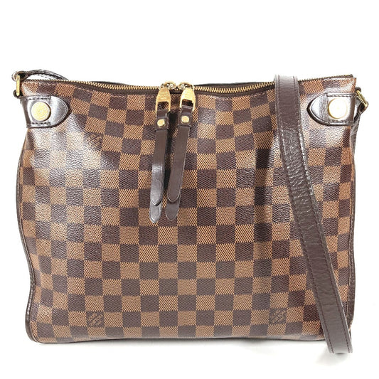 LOUIS VUITTON N41425 Damier Duomo Bag Crossbody Shoulder Bag Damier Canvas Unisex Ebene Brown