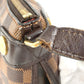 LOUIS VUITTON N41425 Damier Duomo Bag Crossbody Shoulder Bag Damier Canvas Unisex Ebene Brown