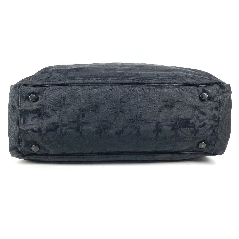 CHANEL A15825 ニュートラベルラインGM ニュートラベルライン GM トートバッグ 肩掛け カバン ショルダーバッグ ナイロン/レザー ユニセックス ブラック