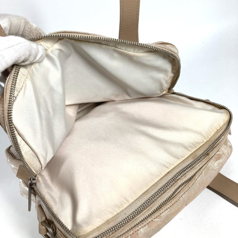 CHANEL New Travel Line Logo Bag Tote Bag Mini Bag Handbag Nylon Canvas/Leather Unisex Beige