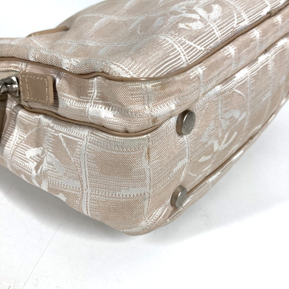 CHANEL New Travel Line Logo Bag Tote Bag Mini Bag Handbag Nylon Canvas/Leather Unisex Beige