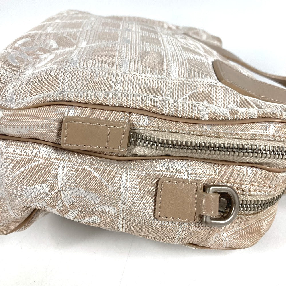 CHANEL New Travel Line Logo Bag Tote Bag Mini Bag Handbag Nylon Canvas/Leather Unisex Beige