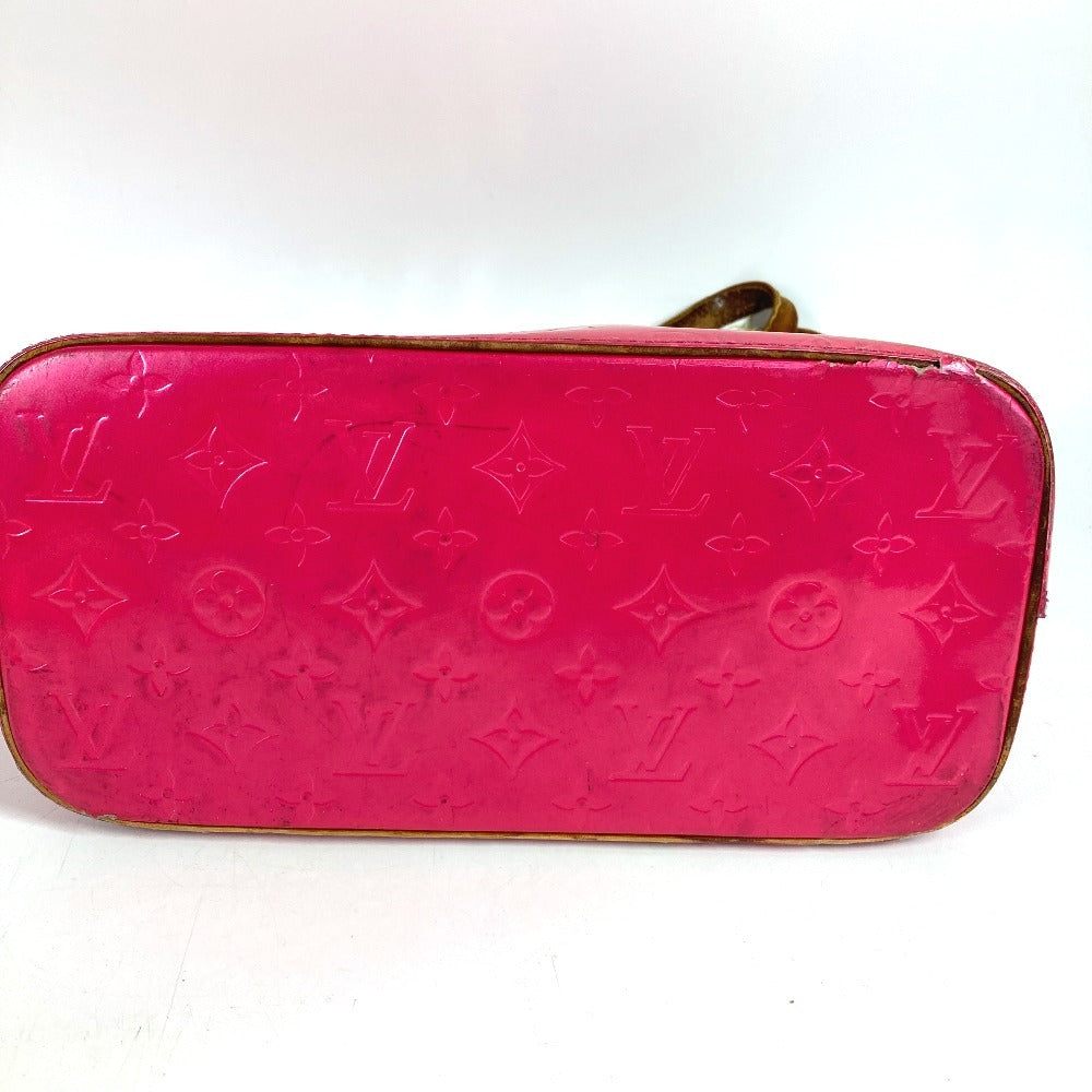 LOUIS VUITTON M91219 Monogram Vernis Houston Bag Tote Bag Shoulder Bag Handbag Monogram Vernis Canvas Unisex Fuchsia Pink