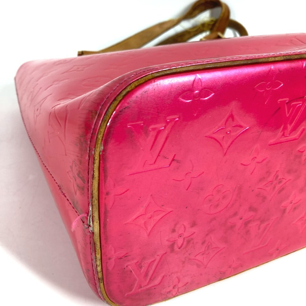 LOUIS VUITTON M91219 Monogram Vernis Houston Bag Tote Bag Shoulder Bag Handbag Monogram Vernis Canvas Unisex Fuchsia Pink