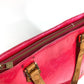 LOUIS VUITTON M91219 Monogram Vernis Houston Bag Tote Bag Shoulder Bag Handbag Monogram Vernis Canvas Unisex Fuchsia Pink
