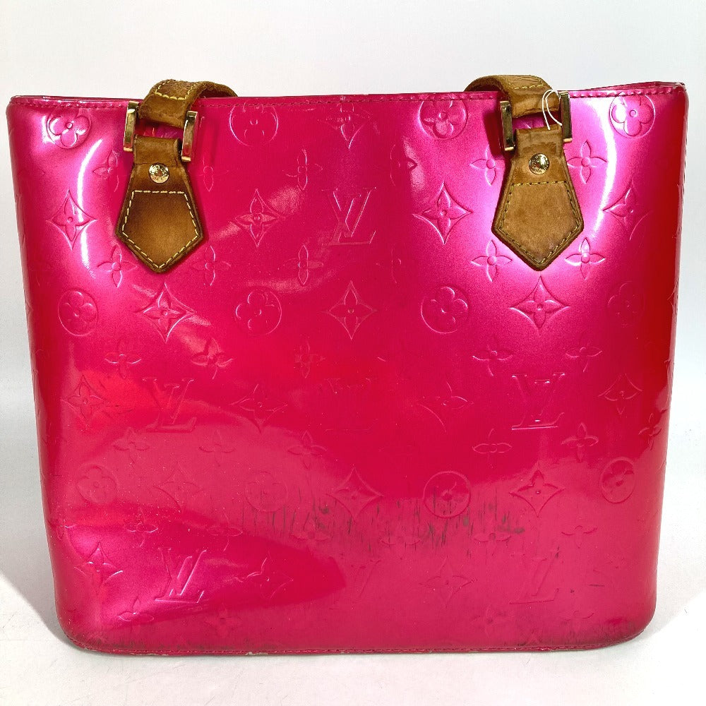 LOUIS VUITTON M91219 Monogram Vernis Houston Bag Tote Bag Shoulder Bag Handbag Monogram Vernis Canvas Unisex Fuchsia Pink