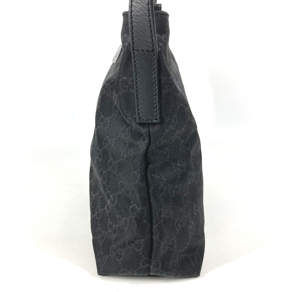 GUCCI 314529 GG ロゴ 斜め掛け カバン ショルダーバッグ レザー/ナイロン ユニセックス ブラック