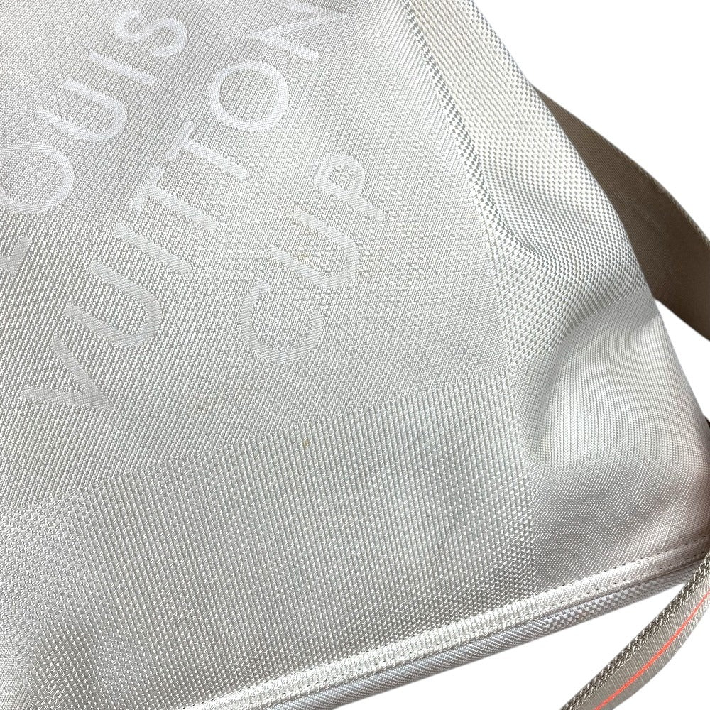 LOUIS VUITTON M80634 ダミエジェアン ボランティア 巾着バッグ 2003年ルイヴィトンカップ カバン 斜め掛け ショルダーバッグ ダミエジェアンキャンバス ユニセックス ホワイト