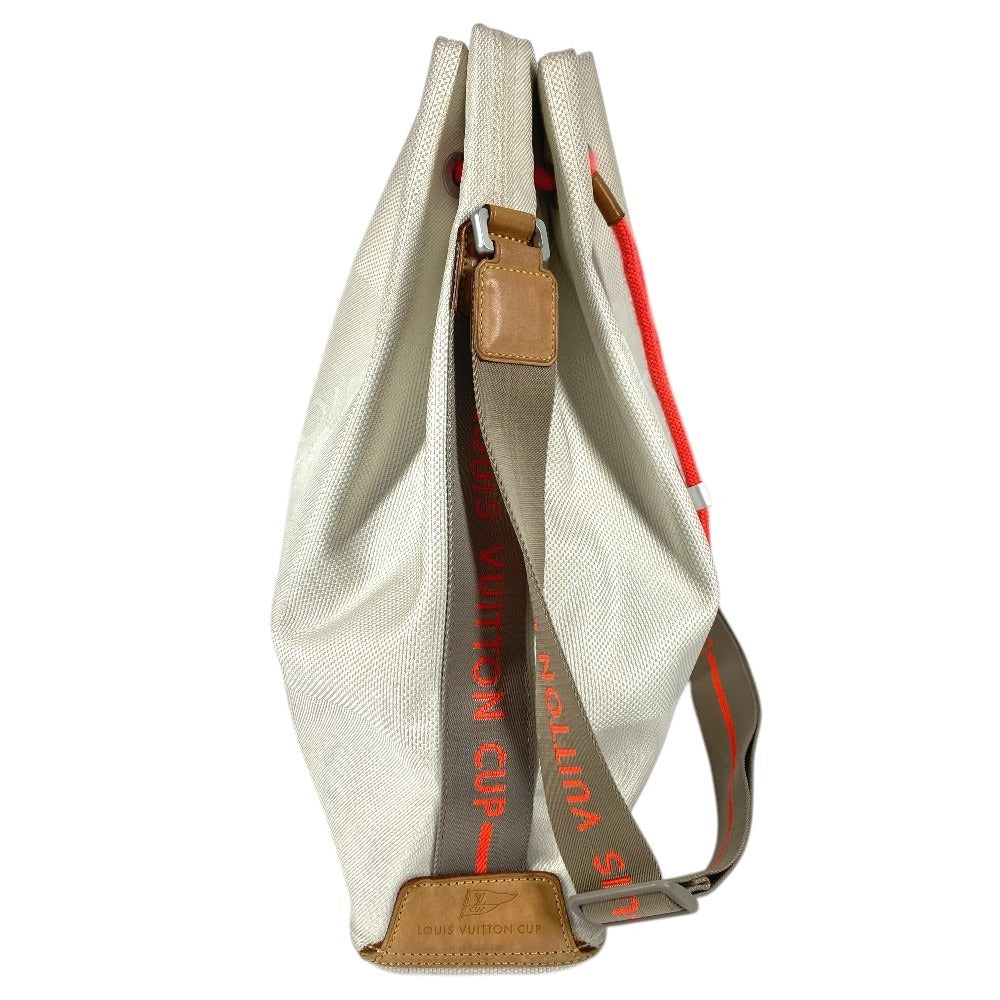 LOUIS VUITTON M80634 ダミエジェアン ボランティア 巾着バッグ 2003年ルイヴィトンカップ カバン 斜め掛け ショルダーバッグ ダミエジェアンキャンバス ユニセックス ホワイト