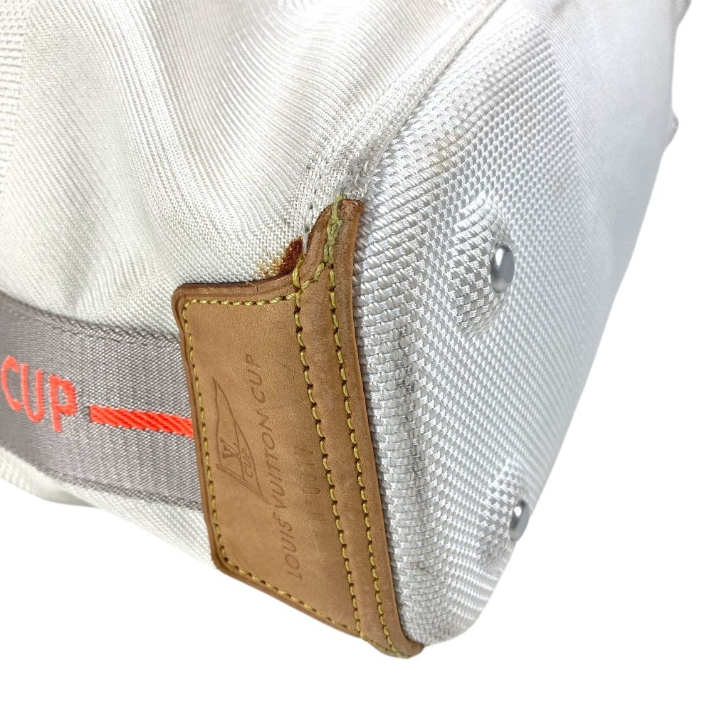 LOUIS VUITTON M80634 ダミエジェアン ボランティア 巾着バッグ 2003年ルイヴィトンカップ カバン 斜め掛け ショルダーバッグ ダミエジェアンキャンバス ユニセックス ホワイト