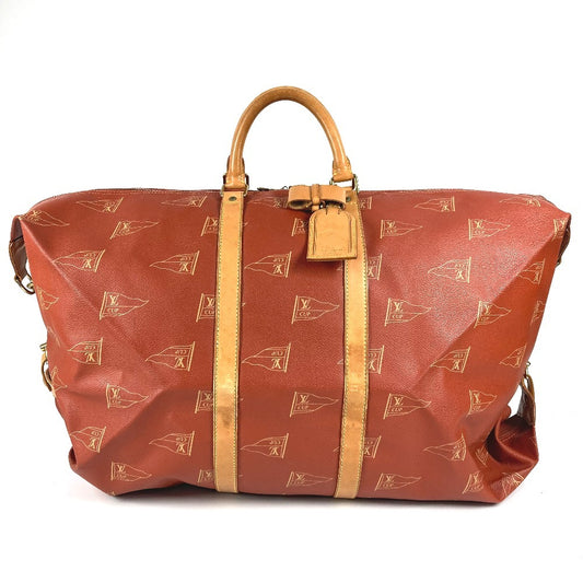 LOUIS VUITTON M80020 Louis Vuitton Cup Cabourg 2WAY Handbag Shoulder Bag Boston Bag Leather/Canvas Unisex Mahogany Red