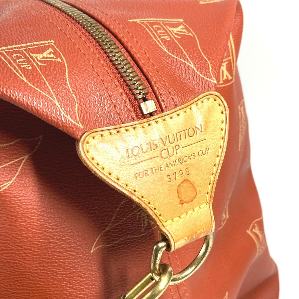 LOUIS VUITTON M80020 Louis Vuitton Cup Cabourg 2WAY Handbag Shoulder Bag Boston Bag Leather/Canvas Unisex Mahogany Red