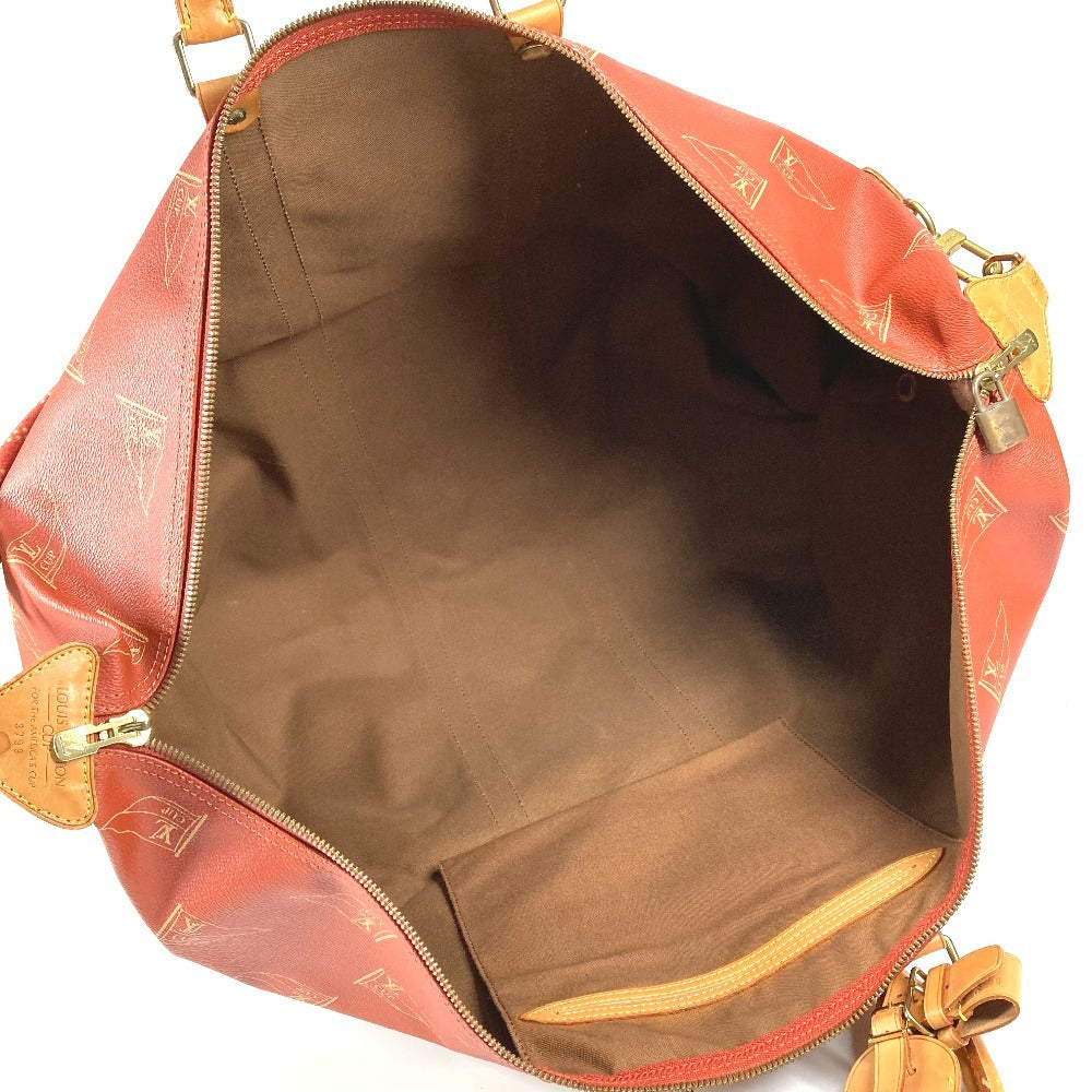LOUIS VUITTON M80020 Louis Vuitton Cup Cabourg 2WAY Handbag Shoulder Bag Boston Bag Leather/Canvas Unisex Mahogany Red