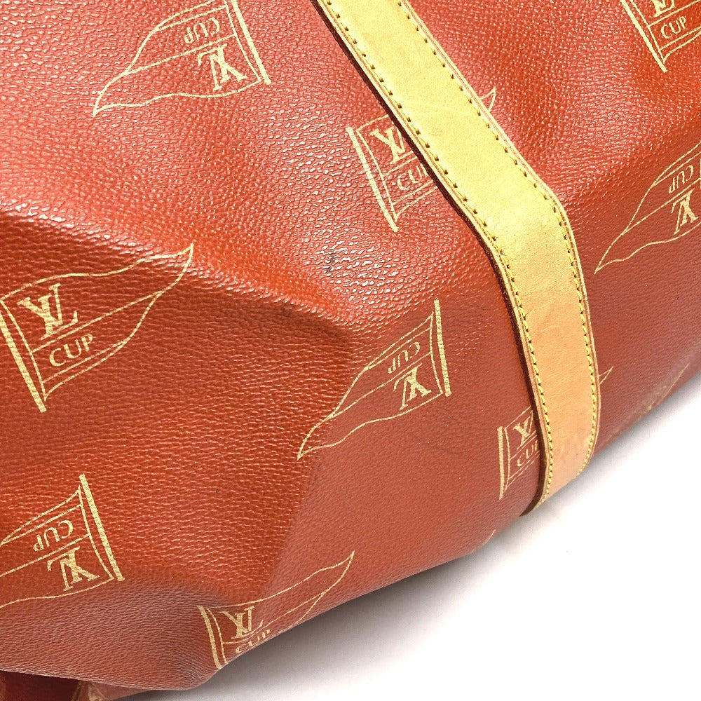 LOUIS VUITTON M80020 Louis Vuitton Cup Cabourg 2WAY Handbag Shoulder Bag Boston Bag Leather/Canvas Unisex Mahogany Red