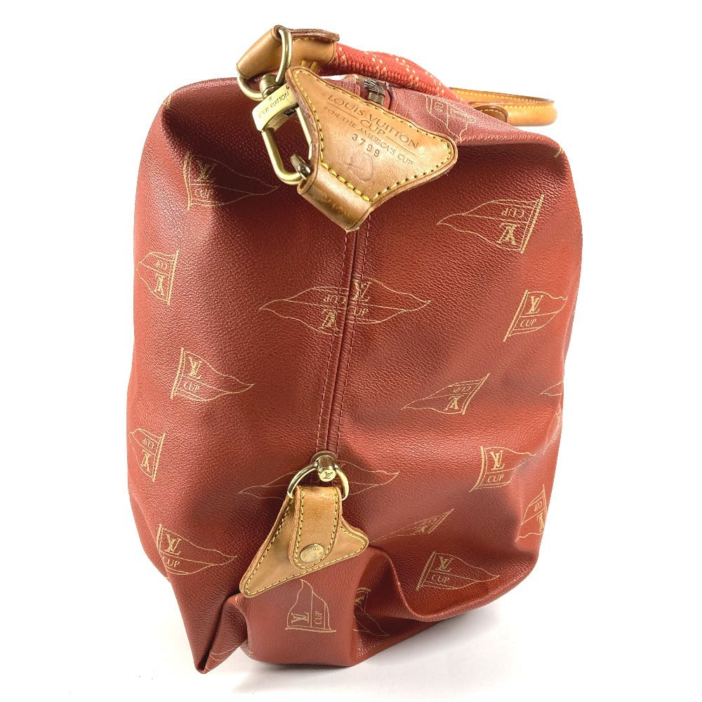 LOUIS VUITTON M80020 Louis Vuitton Cup Cabourg 2WAY Handbag Shoulder Bag Boston Bag Leather/Canvas Unisex Mahogany Red