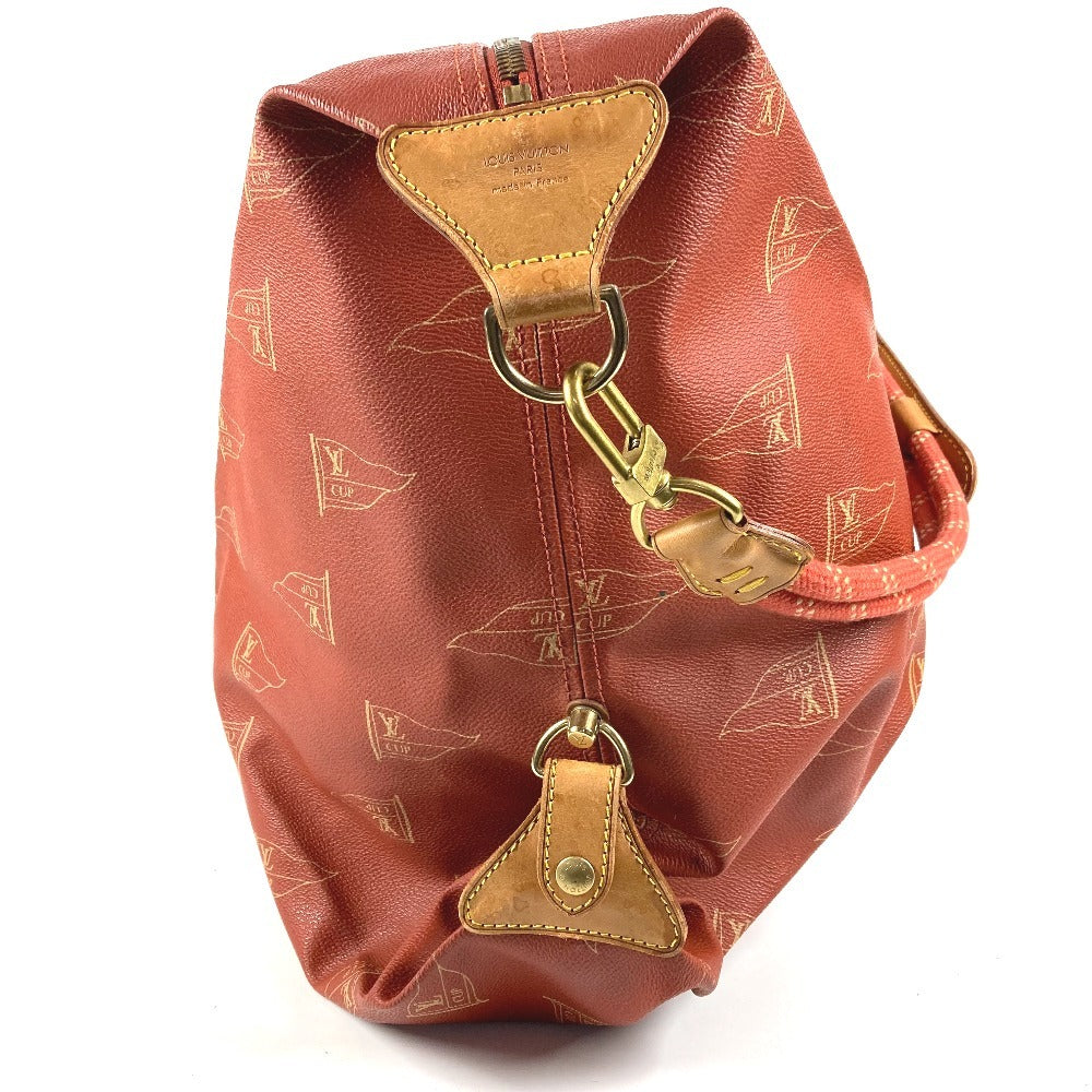 LOUIS VUITTON M80020 Louis Vuitton Cup Cabourg 2WAY Handbag Shoulder Bag Boston Bag Leather/Canvas Unisex Mahogany Red