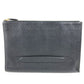 Salvatore Ferragamo Logo Pouch with Handle Clutch Bag Clutch Bag Leather Unisex Black