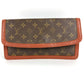 LOUIS VUITTON M51812 Monogram Pochette Dame PM Pochette Dame PM Pouch Clutch Bag Flap Clutch Bag Monogram Canvas Unisex Brown