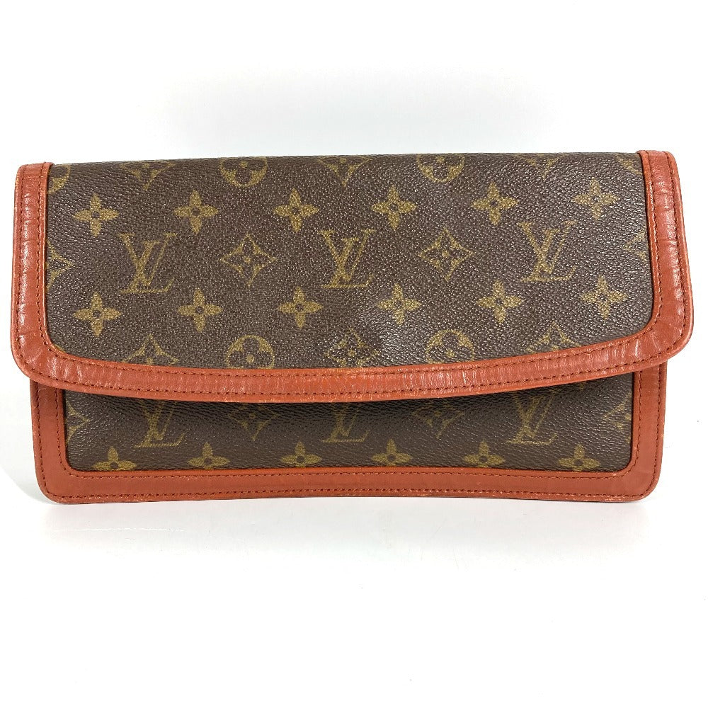 LOUIS VUITTON M51812 Monogram Pochette Dame PM Pochette Dame PM Pouch Clutch Bag Flap Clutch Bag Monogram Canvas Unisex Brown