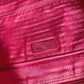 PRADA Triangle Logo Plate Bag 2WAY Tote Bag Handbag Shoulder Bag Nylon Unisex Pink