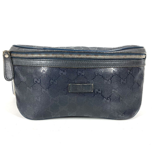GUCCI 233269 GGインプリメ ロゴ ボディバッグ ウエストバッグ バッグ カバン ウエストバッグ GGインプリメ メンズ ネイビー