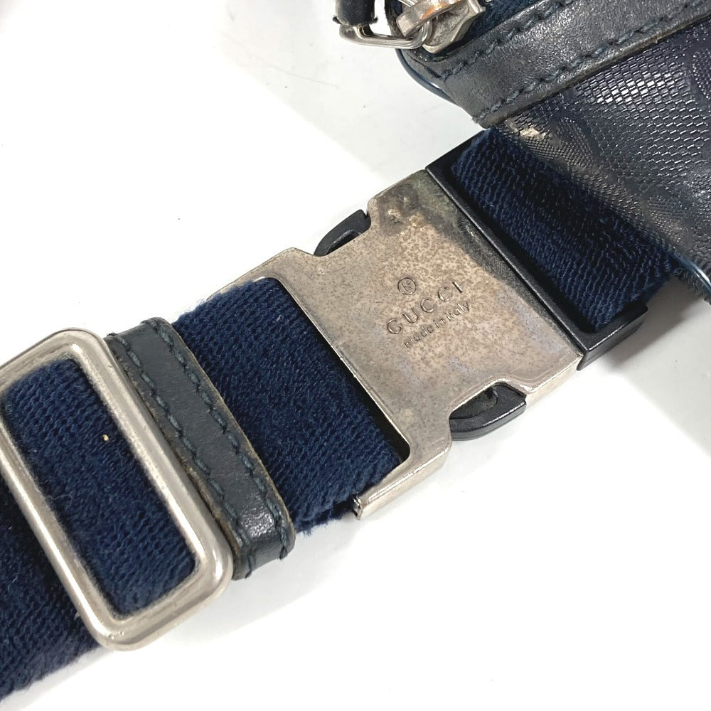 GUCCI 233269 GGインプリメ ロゴ ボディバッグ ウエストバッグ バッグ カバン ウエストバッグ GGインプリメ メンズ ネイビー