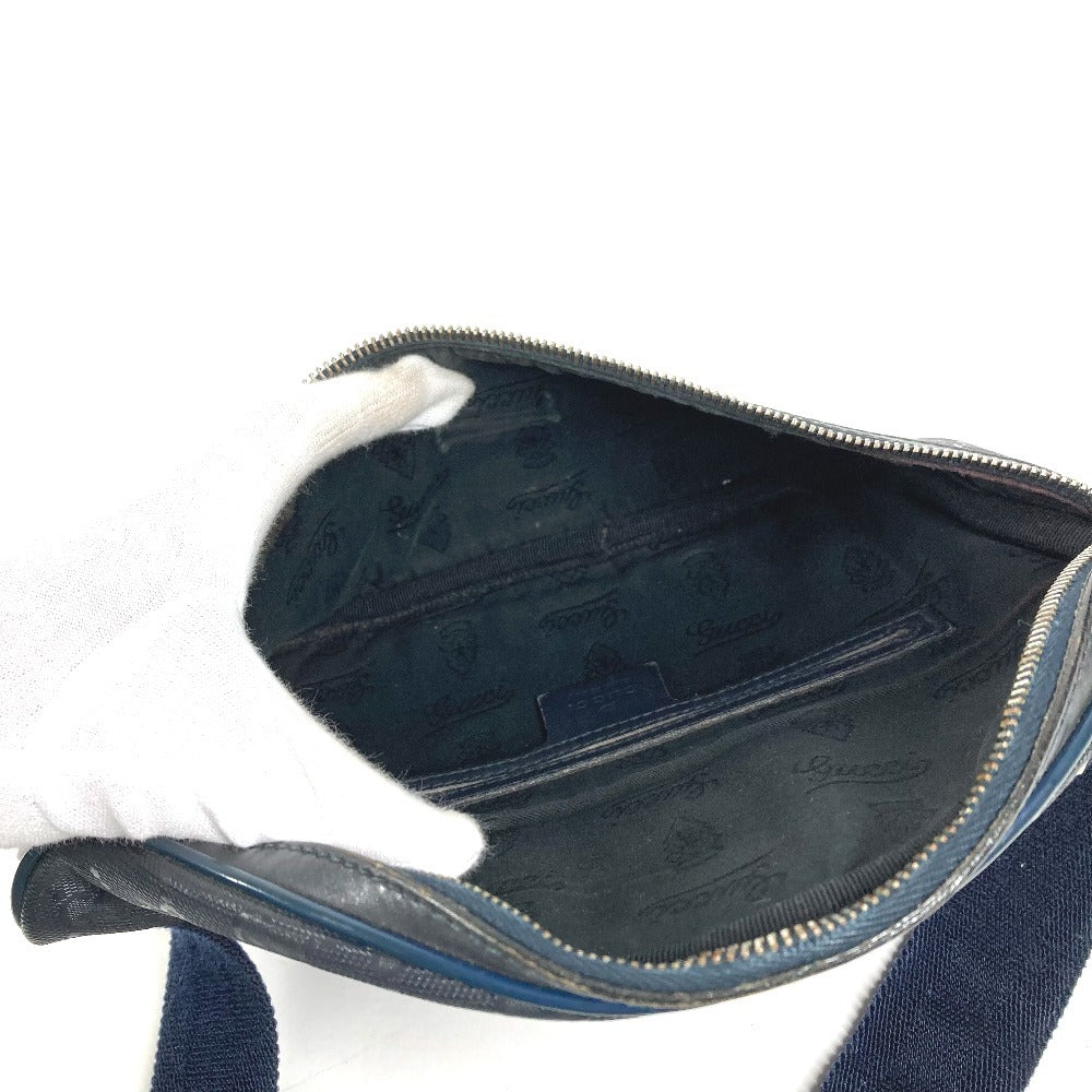 GUCCI 233269 GGインプリメ ロゴ ボディバッグ ウエストバッグ バッグ カバン ウエストバッグ GGインプリメ メンズ ネイビー
