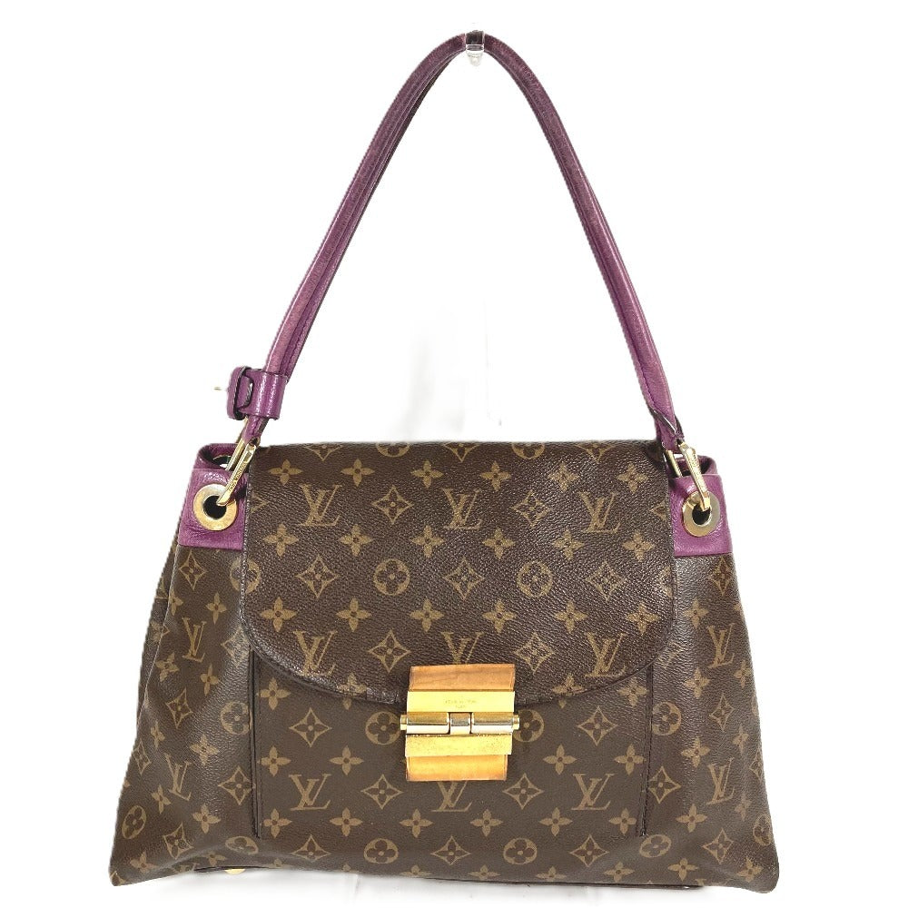 LOUIS VUITTON M40816 モノグラム オランプ カバン フラップ トートバッグ 肩掛け ショルダーバッグ モノグラムキャンバス ユニセックス オロール パープル