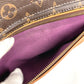 LOUIS VUITTON M40816 モノグラム オランプ カバン フラップ トートバッグ 肩掛け ショルダーバッグ モノグラムキャンバス ユニセックス オロール パープル