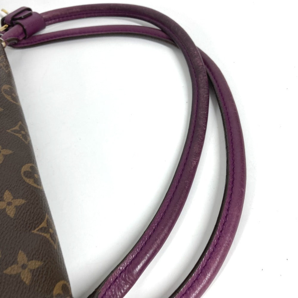 LOUIS VUITTON M40816 モノグラム オランプ カバン フラップ トートバッグ 肩掛け ショルダーバッグ モノグラムキャンバス ユニセックス オロール パープル
